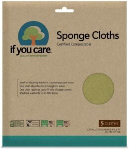 If You Care sponge cloths in paper packaging